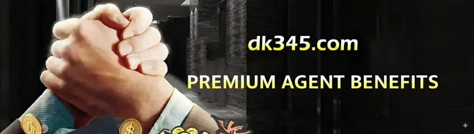 ek333 banner highlighting premium agent program benefits.